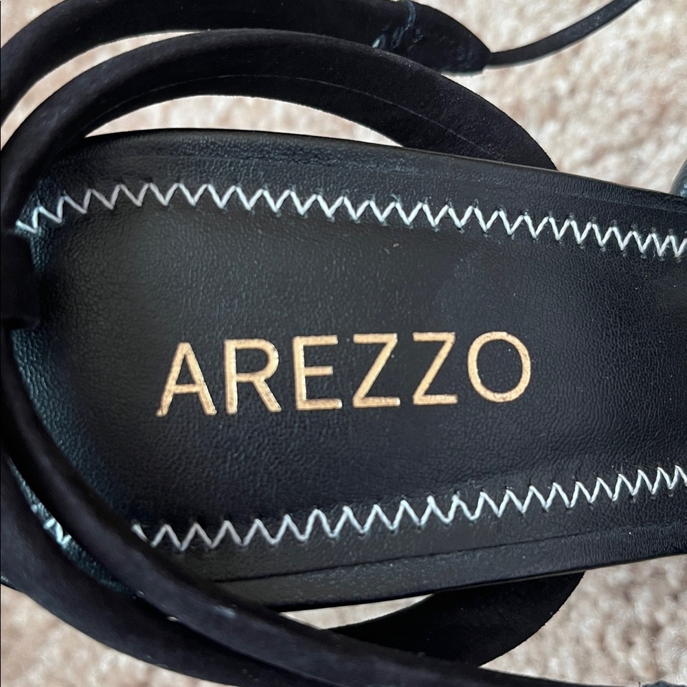 Arezzo Ankle Tie Heels - Picture 6 of 10
